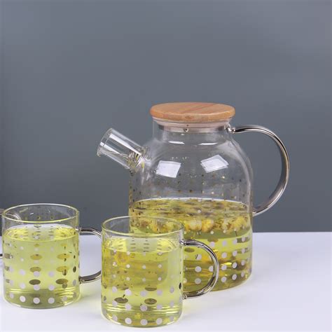 Borosilicate Coffee Tea Set Glass Tea Cup Set And Pot China Glassware And Coffee Tea Set Price
