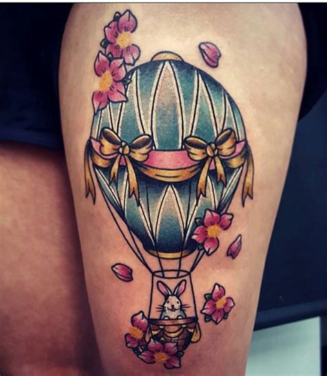 Hot Air Balloon Tattoo 2 Air Balloon Tattoo Hot Air Balloon Awesome Things Deathly Hallows
