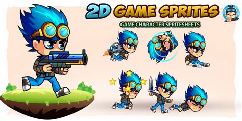 2d Game Character Sprites 9 By Dionartworks Codester