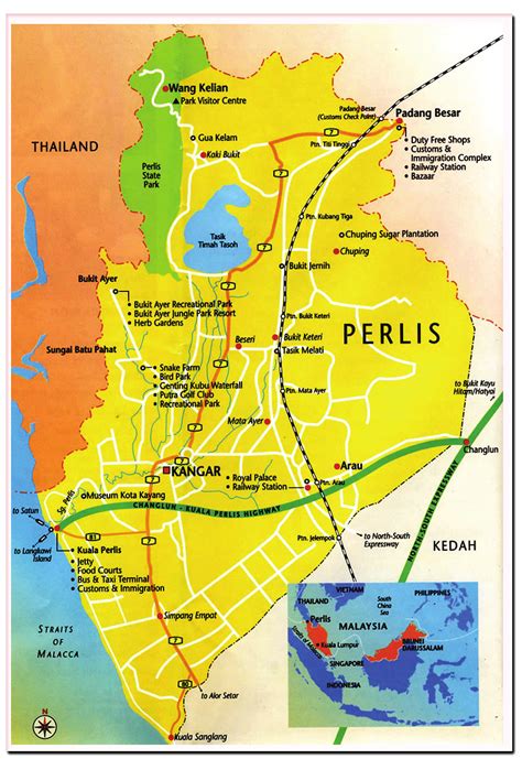 Map Of Perlis State 3 Download Scientific Diagram