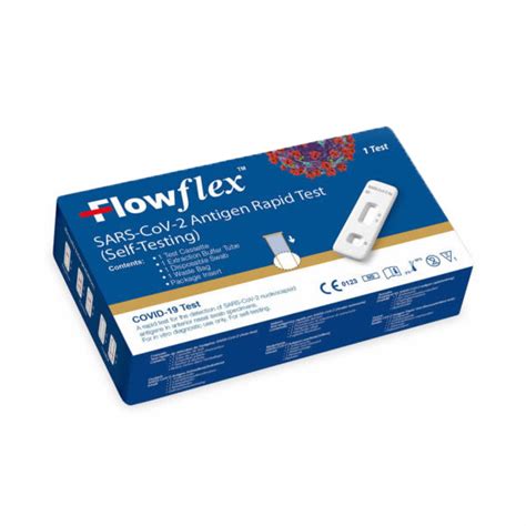 Flowflex Covid 19 Lateral Flow Test Kits Single Test Pack Solmedia