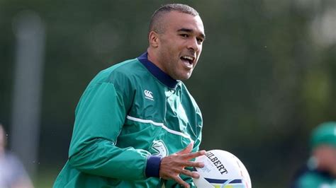Rugby World Cup 2015 Irelands Zebo In Tribute To Grandfather Bbc Sport