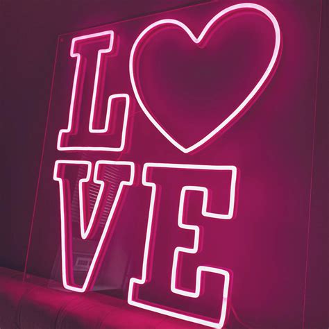 Love Handmade Neon Led Sign By Marvellous Neon Notonthehighstreet Com