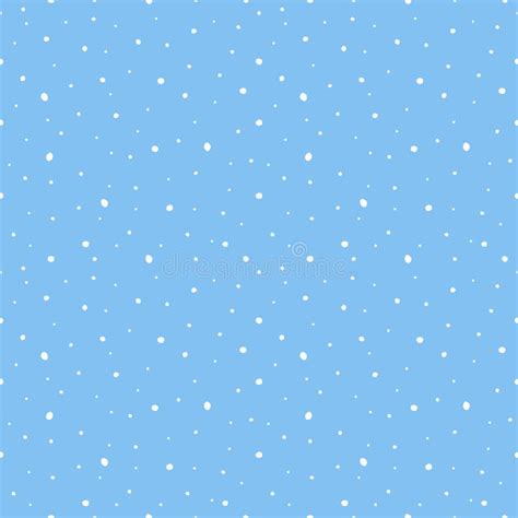 Snow Seamless Pattern Background Stock Vector Illustration Of Cartoon