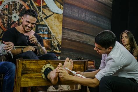 Handsome And Muscular Guys Tickling Feet Male Feet Tickle Challenge M