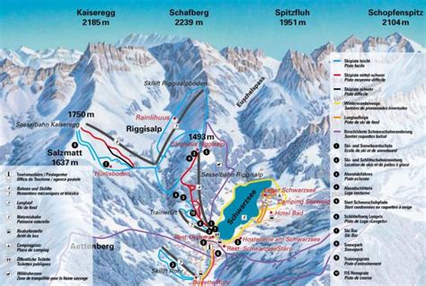 Schwarzsee Piste Map Plan Of Ski Slopes And Lifts Onthesnow