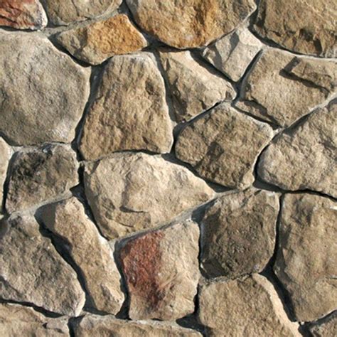 Chardonnay Rubble Fieldstone Stone Veneer From Environmental Stoneworks