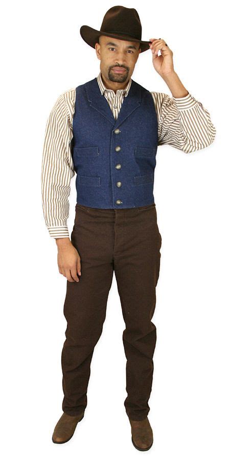 Isaac Brown Roustabout Vest Period Outfit Denim