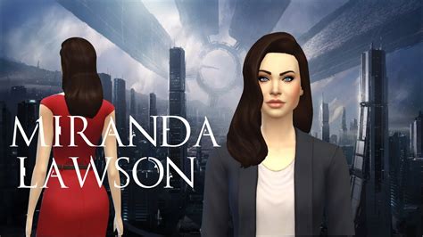 Miranda Lawson The Sims 4 Youtube