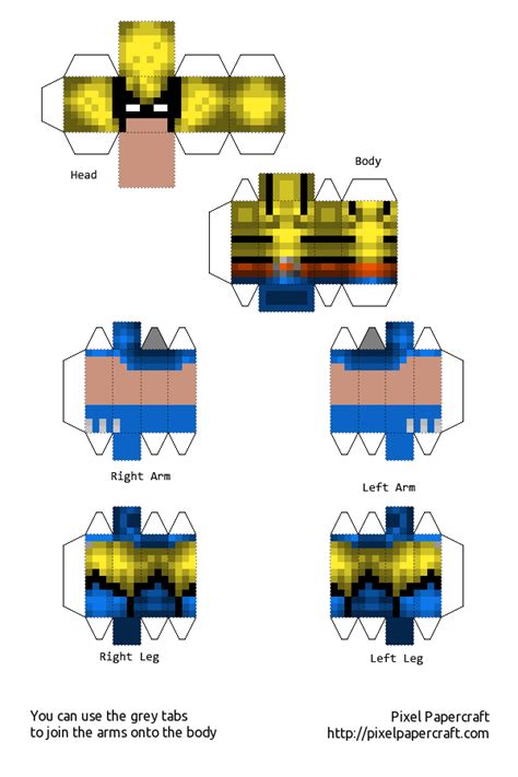 Pixel Papercraft Minecraft Pokemon My Paper Crafts