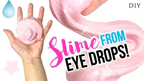 Diy Fluffy Slime Using Eye Drops Make Perfect Slime Without Borax