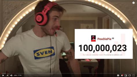 Controversial Youtube Star Pewdiepie Hits 100 Million Subscribers In Platform First
