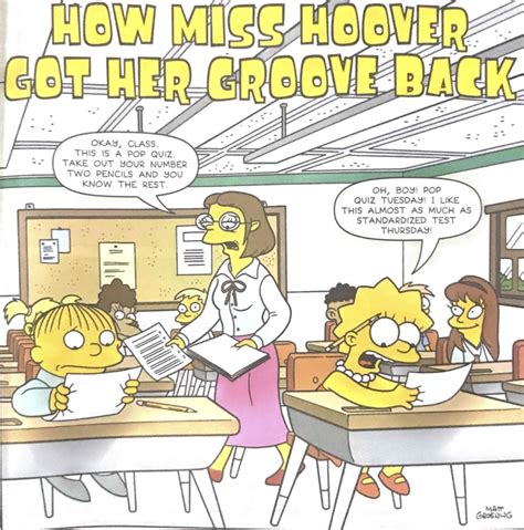 How Miss Hoover Got Her Groove Back Simpsons Wiki Fandom