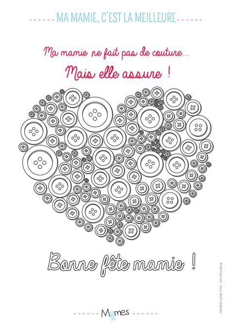 Coloriage Pour Fete Des Mamies Coloriage Mamie C Est La Meilleure