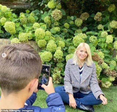 Holly Willoughby Shares Rare Glimpse Of Son Harry 11 As He Photographs Her Latest Mands Campaign