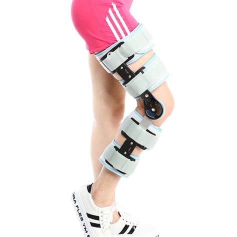Jorzilano Hinged Knee Brace Orthopedic Fixator Posture Corrector For