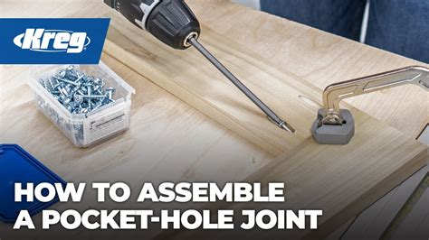 Kreg® 300 Series Pocket Hole Jigs Assemble The Pocket Hole Joint Youtube