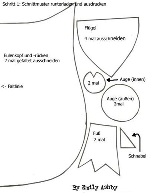 Schnittmuster eule nähen vorlage kostenlos. Eule-Schnitt.jpg (400×518) | Stoff eulen, Eulen nähen ...