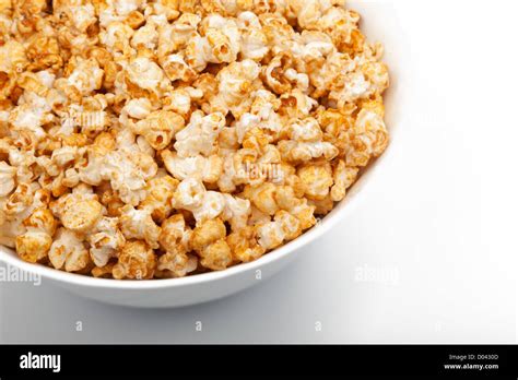 Big Bowl Of Popcorn Stock Photo Alamy