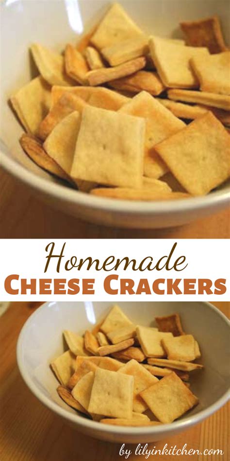 Homemade Cheese Crackers Recipes