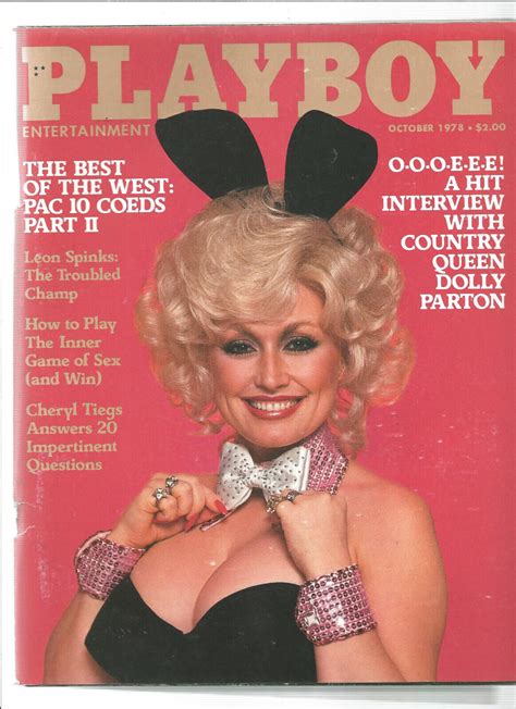 Mavin Playboy Magazine October With Centerfold Dolly Parton