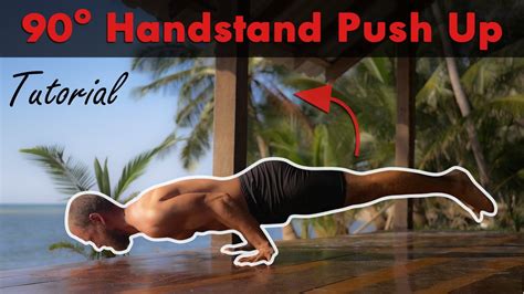 90 Degree Handstand Push Up Tutorial Youtube