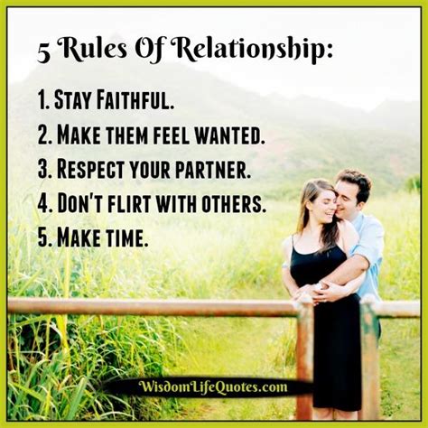 5 Rules Of Relationship Wisdom Life Quotes