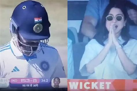 Anushka Sharmas Heartbreaking Reaction After Virat Kohlis Dismissal