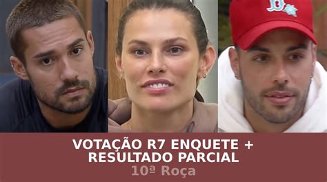 Votação R7 Enquete Resultado Parcial Quem Sai E Quem Fica Em A Fazenda Hoje 2511