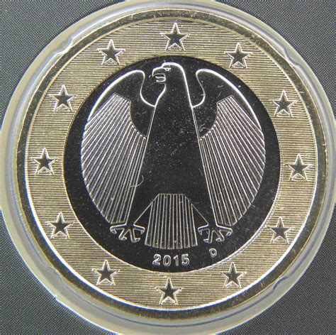 Germany 1 Euro Coin 2015 D Euro Coinstv The Online Eurocoins Catalogue