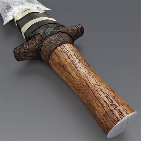 3d African Swords Model