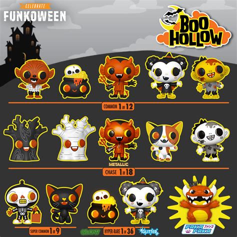 Funko Halloween Reveals Boo Hallow Paka Paka Mystery Figures Funko