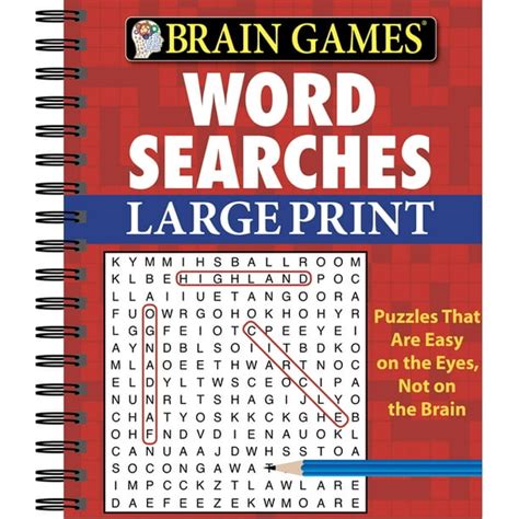 Brain Games Brain Games Word Searches Otherlarge Print Walmart