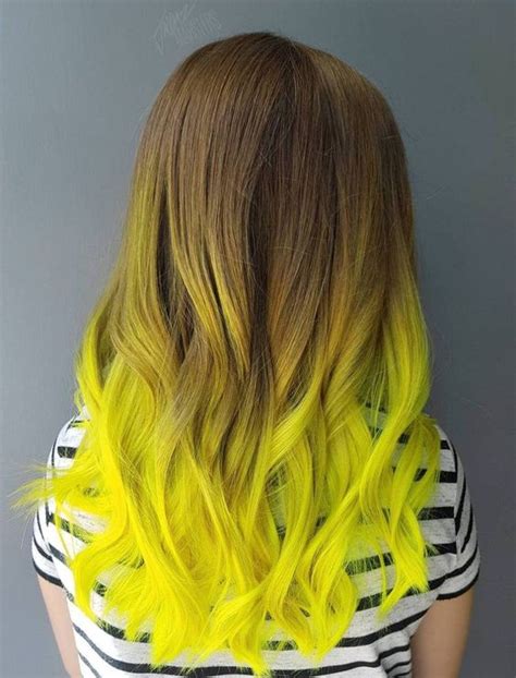 34 Trendy Yellow Ombre Hair Colors Ideas