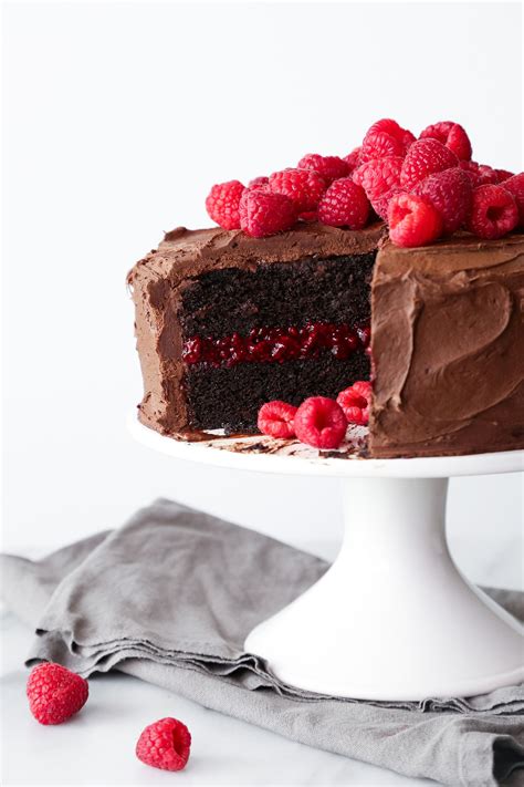 Chocolate Raspberry Layer Cake Wife Mama Foodie