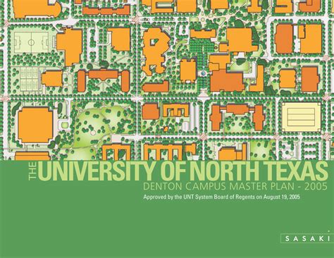 The University Of North Texas Denton Campus Master Plan 2005 The