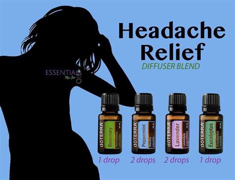 Headache Relief Essential Oil Diffuser Blends Doterra Diffuser