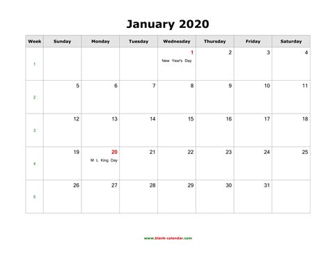 Get Fill In Printable Calendar 2020 Monthly Calendar Printables Free