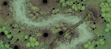 Roadside Forest Tokens 2 Minute Tabletop Fantasy Map Dnd Maps Rpg
