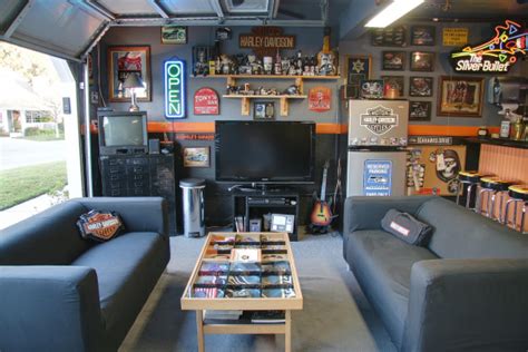 Turning Your Garage Into A Man Cave
