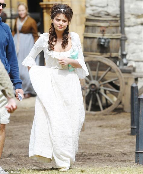 Jenna Coleman Dons Full Period Dress To Shoot New Drama Death Comes To