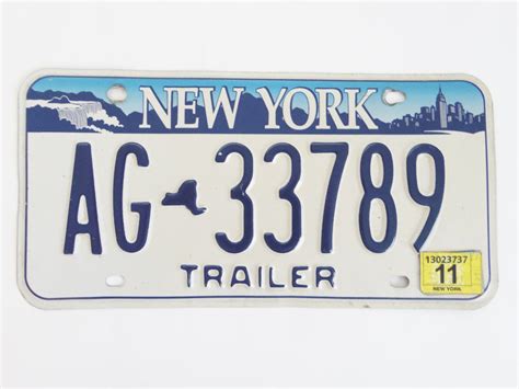 New York Graphic License Plate License Plate License Plate Crafts