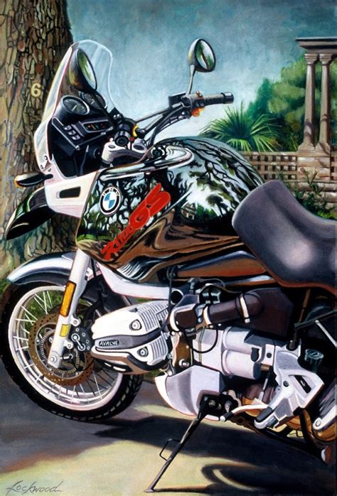 Motorcycle Art Prints Bmw Ducati Gilera Original Art