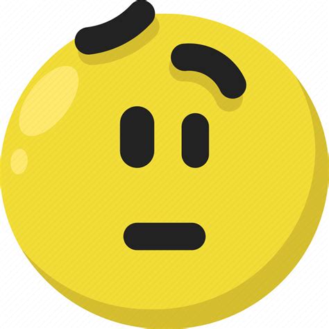 Confused Emoji Emoticon Feelings Perplexed Smileys Uncertain Icon