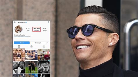 Ronaldo Supera Quota 200 Milioni Di Follower Su Instagram è Il Primo