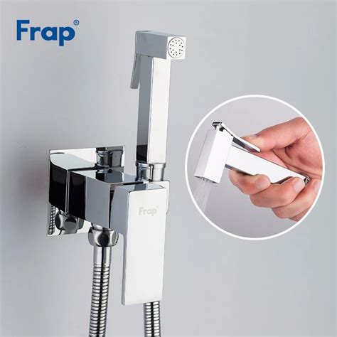 Frap Chrome Bidets Bathroom Toilet Sprayer Muslim Shower Bidet Mixer Hygienic Shower Wall Mount