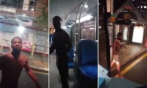 Pictures Show Reveller Board London Night Bus Stark Naked And Hurl