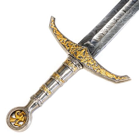 Kings Sword Longsword High Carbon Damascus Steel Battling Blades