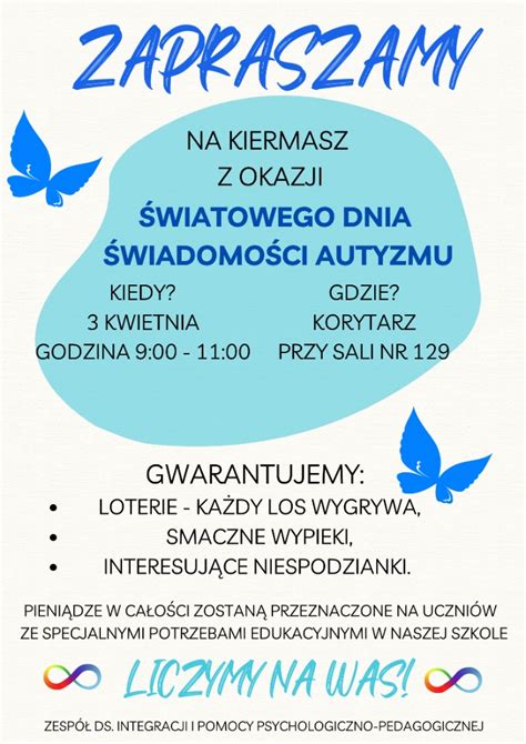 Wiatowy Miesi C Wiedzy Na Temat Autyzmu Szko A Podstawowa Nr Im