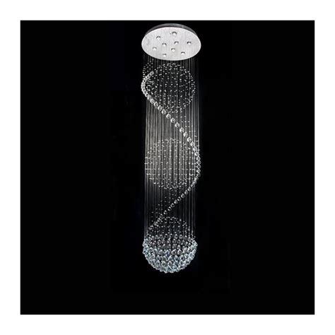 Buy Chandelier Modern Spiral LED Living Room Vitrine Crystal Chandelier